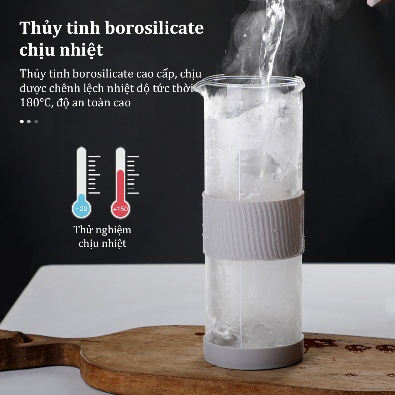 Bình pha cà phê cold brew 800ml bình pha cold brew chất liệu thủy tinh cap cấp Bình ủ cold brew bộ lọc inox 304 pha trà phin pha coffee Cold brew coffee