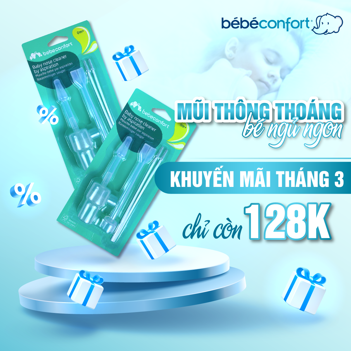 Hút mũi dây BEBECONFORT