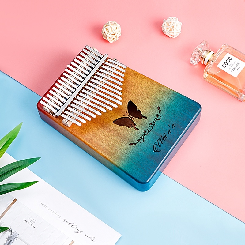 Đàn Kalimba 17/21 Phím Nhiều Màu Sắc Dễ Thương
