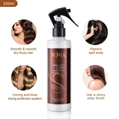 Xịt dưỡng tóc phục hồi Posa Volume Nourish Spray 250ml