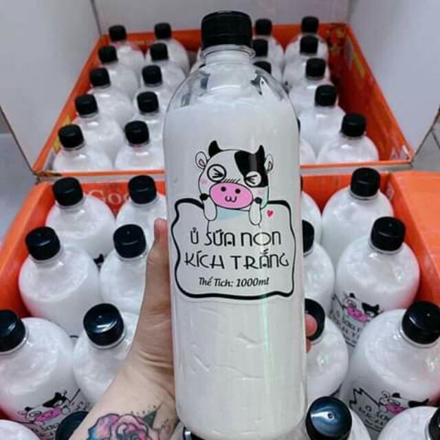 [HCM]ủ sữa non dưỡng kích trắng loại lớn 1000ml