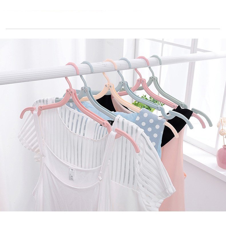 Móc treo quần áo gấp gọn thông minh , móc phơi quần áo người lớn và trẻ em