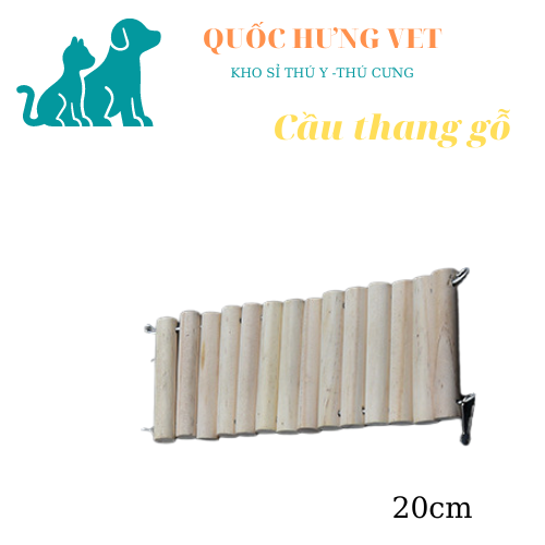 Cầu thang gỗ cho hamster - QUỐC HƯNG VET