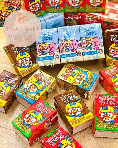 Sữa nước dinh dưỡng Pororo 140ml [ THÙNG 24 HỘP ]