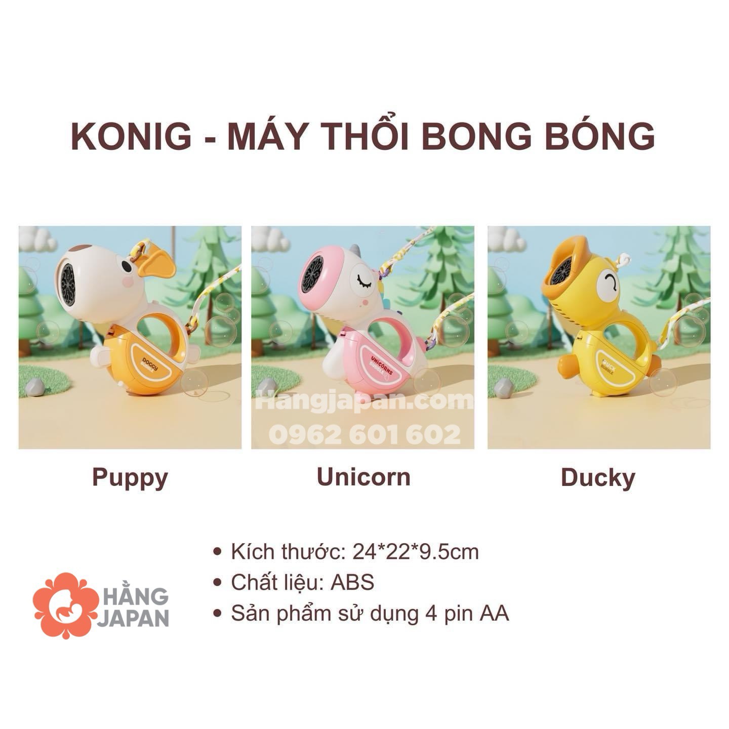 MÁY THỔI BONG BÓNG KONIG