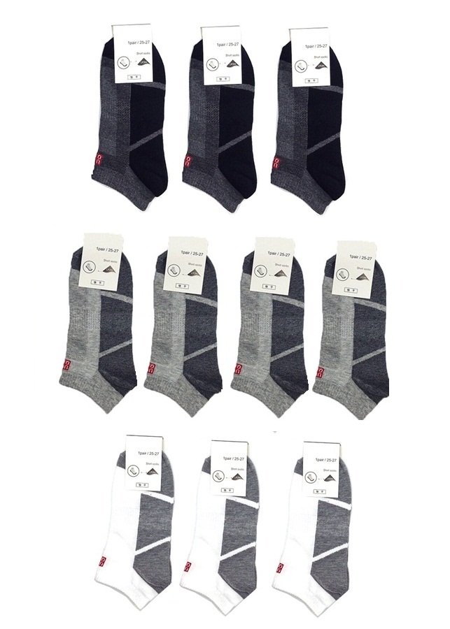 Combo 10 đôi tất vớ nam cổ ngắn Uni - Nhật Bản
