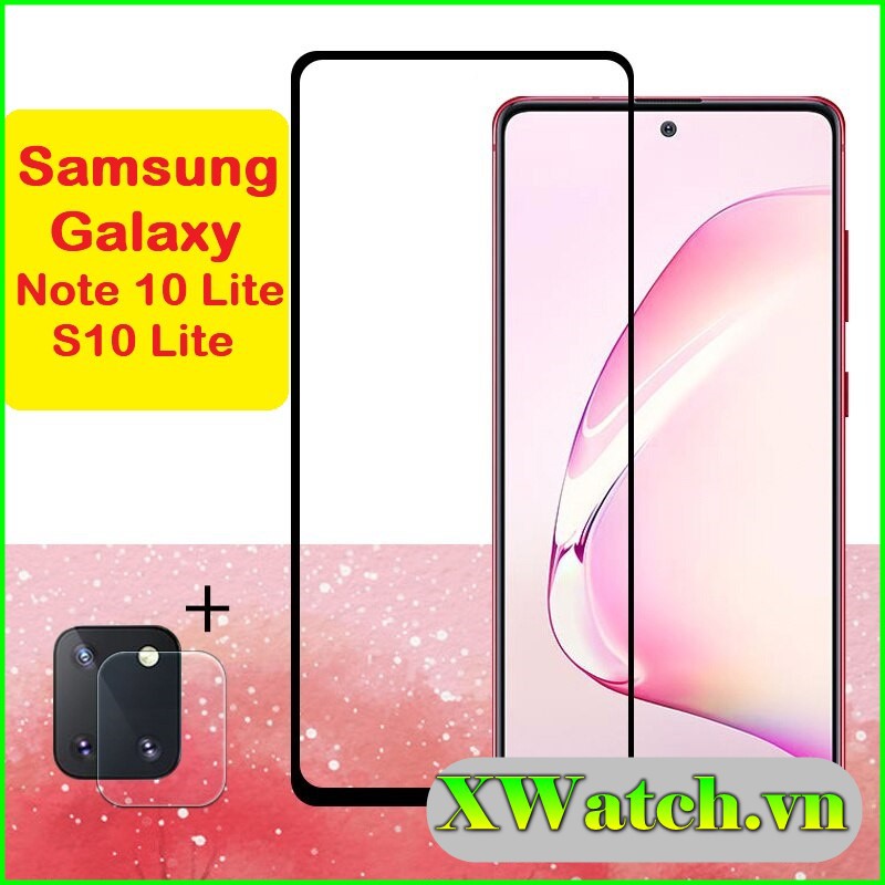 Cường lực Full màn Samsung Galaxy Note 10 Lite / S10 Lite thế hệ mới