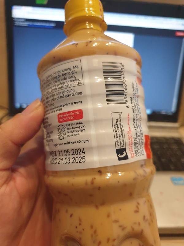 1 litter fried Kewpie sauce bottle (salad dressing sauce)