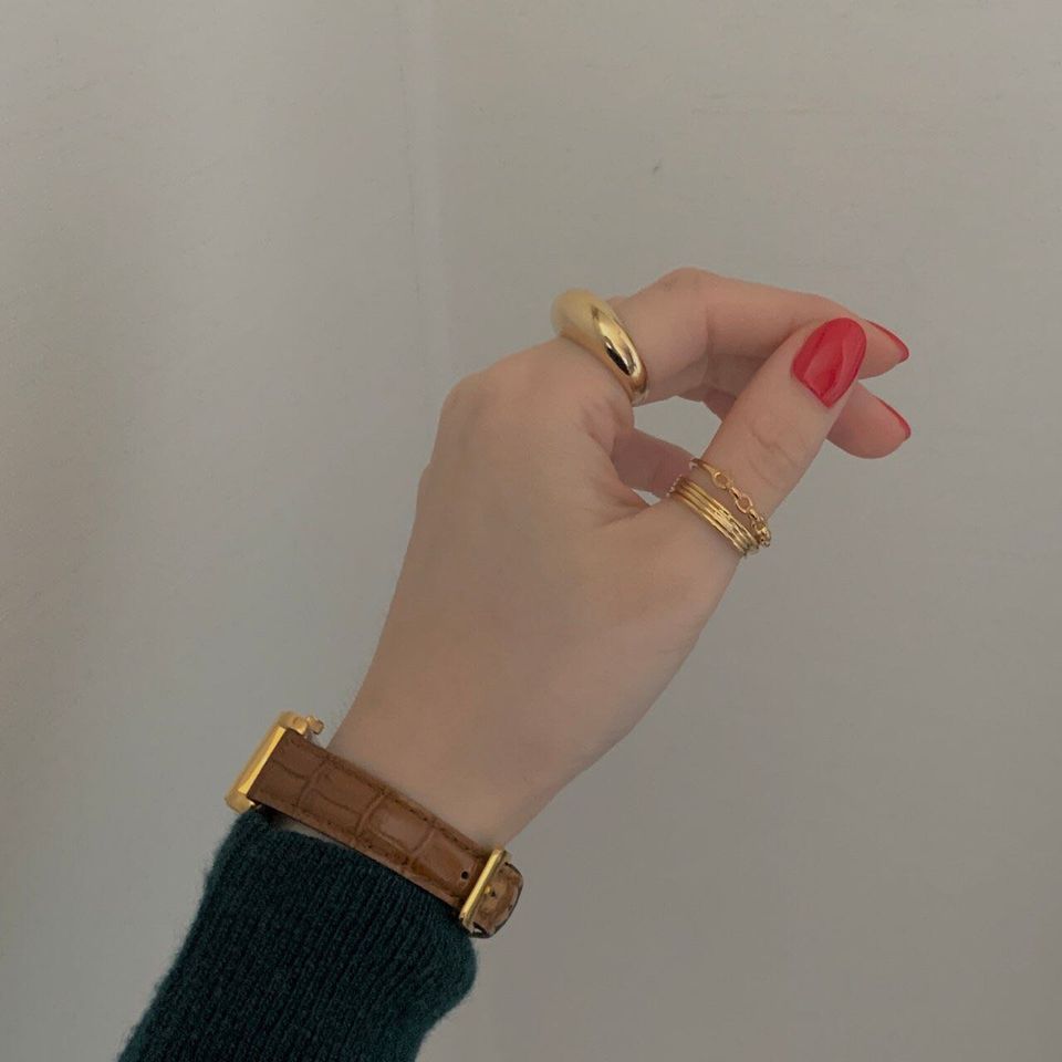 Nhẫn Chain set Hàn Quốc Korea