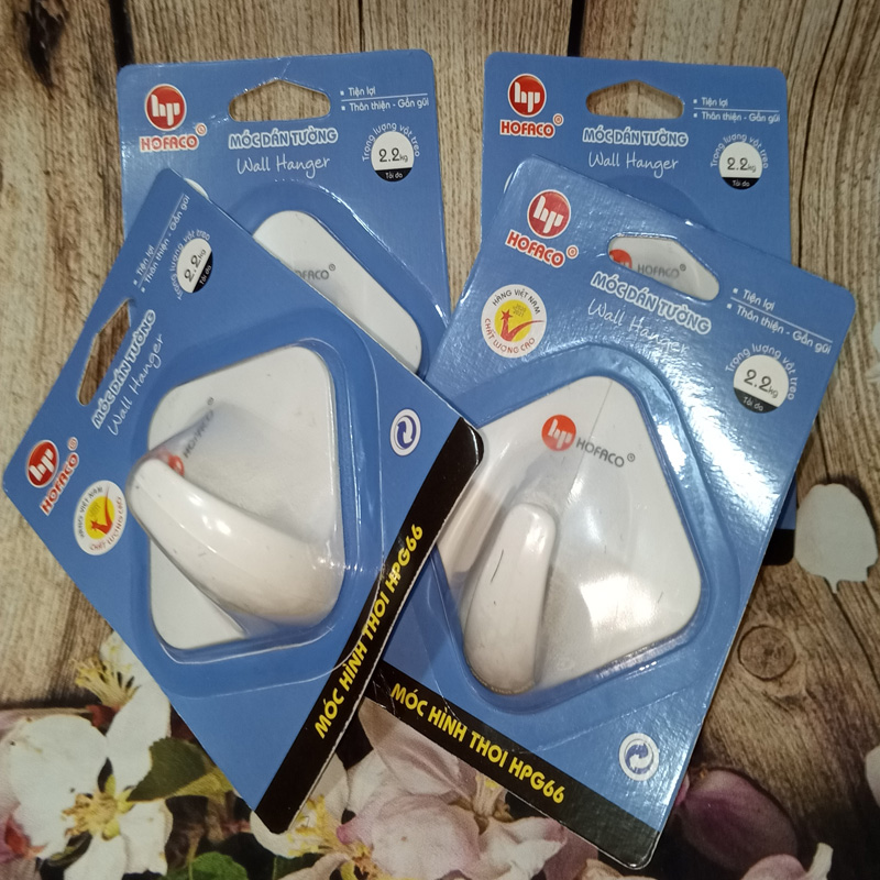[HCM]Móc Dán Tường Hình Thoi Hofaco