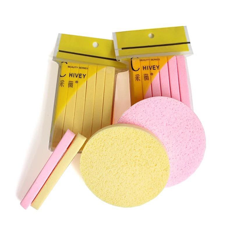 Bọt biển - Bông nở rửa mặt Chivey - 12 miếng