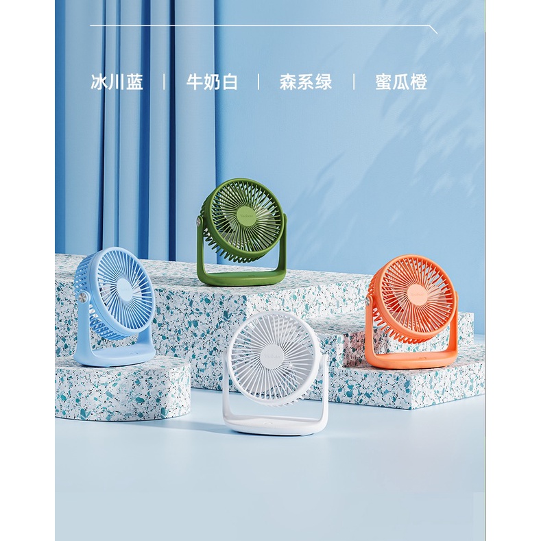 QUẠT TÍCH ĐIỆN YOOBAO F2 PRO ĐỂ BÀN PIN SIÊU KHỦNG CHO DÂN VĂN PHÒNG LIÊN TỤC 62 GIỜ