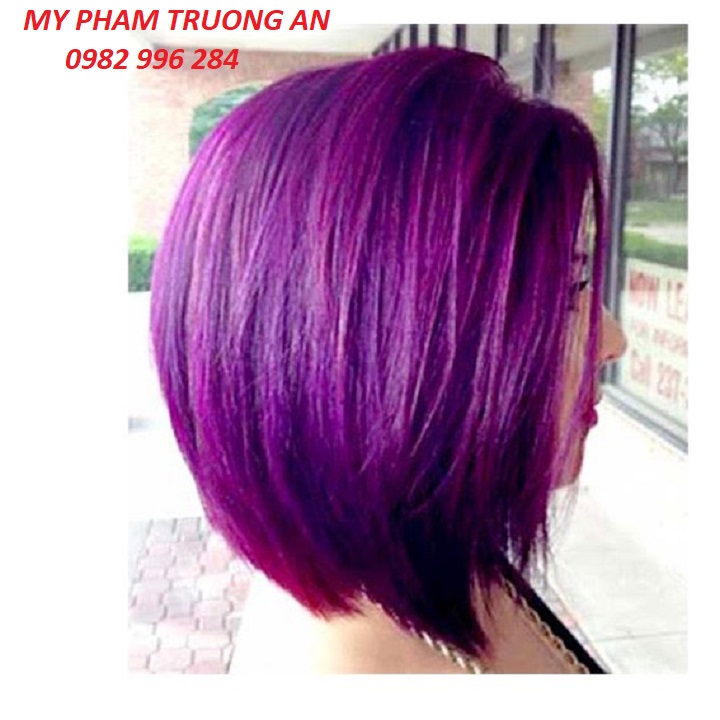 Thuốc Nhuộm Phủ Bóng Màu Tím Cà Hàn Quốc 450ml