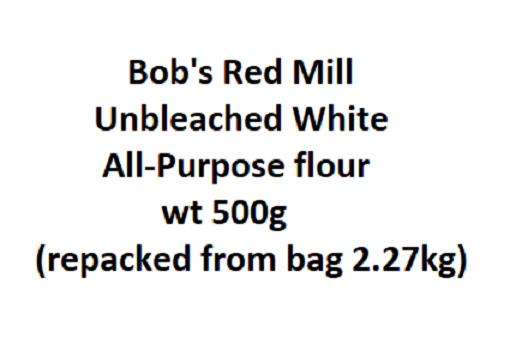 Bob's Red Mill Unbleached White All Purpose flour