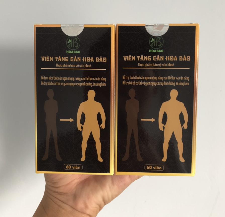 [Combo 2 hộp] viên tăng cân Hoa Bảo