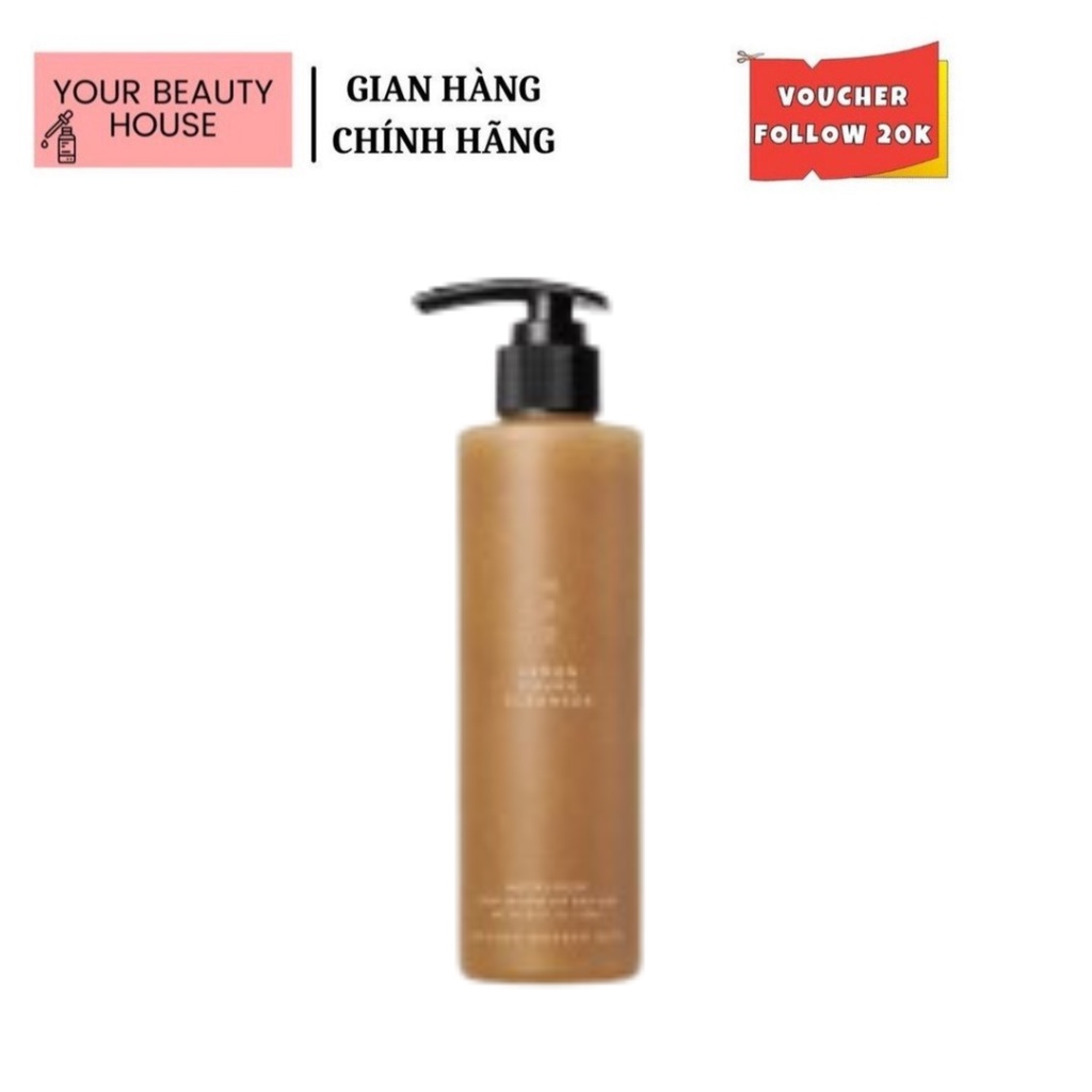 Sữa rửa mặt lên men chiết xuất chanh vàng & đường đen 200ml