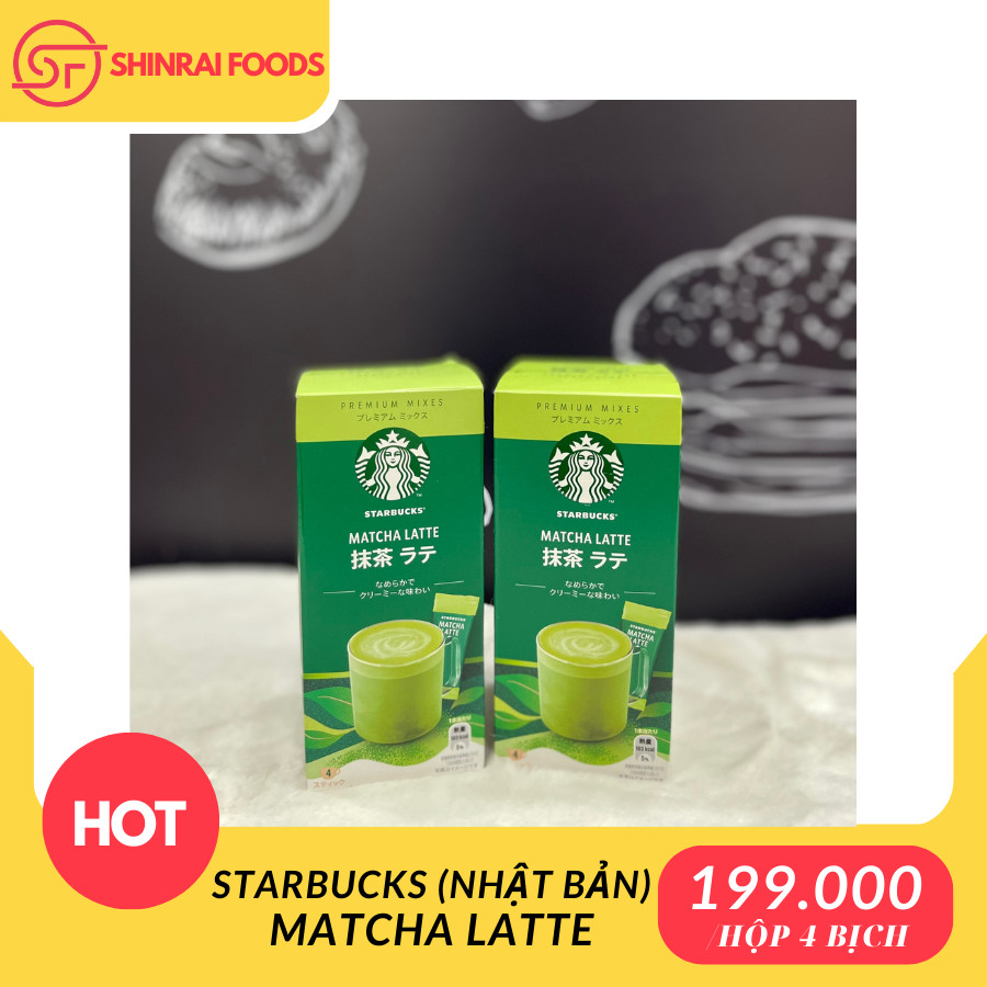 Cà phê hòa tan Starbucks-đủ vị (Hộp 4 gói x 14g)