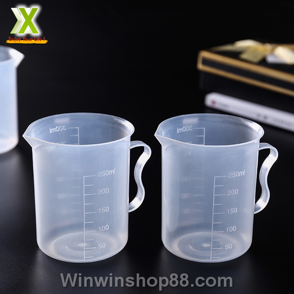 [HCM SHIP NHANH]Bộ 2 ca đong nhựa pha chế 300ml