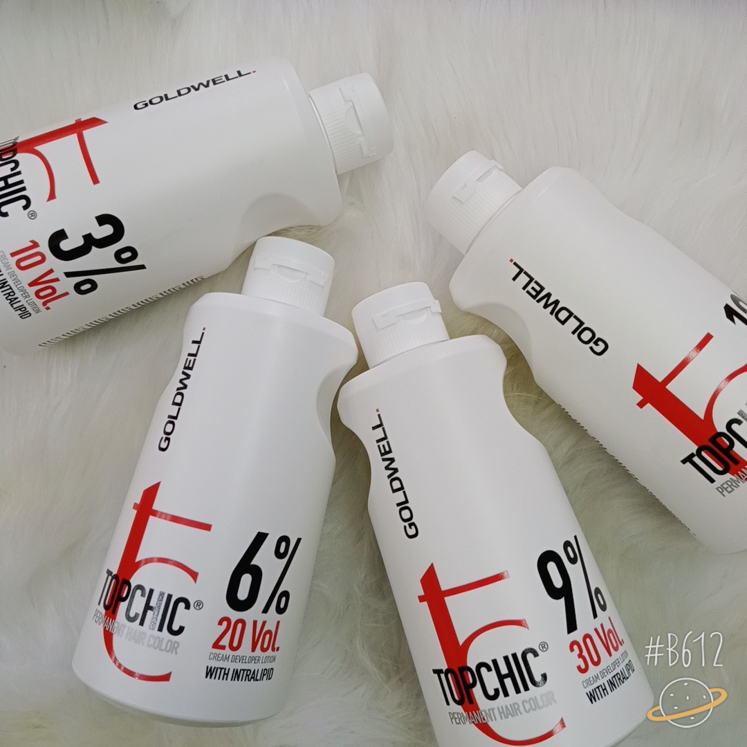 OXY TRỢ NHUỘM MÀU TÓC CAO CẤP GOLDWELL TOPCHIC 1000ML