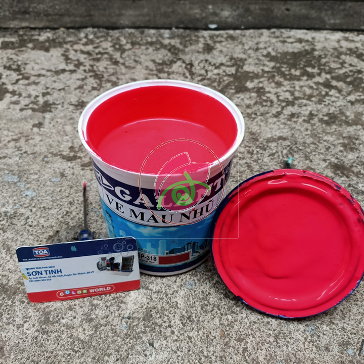 Ve màu Đỏ Galant 1kg