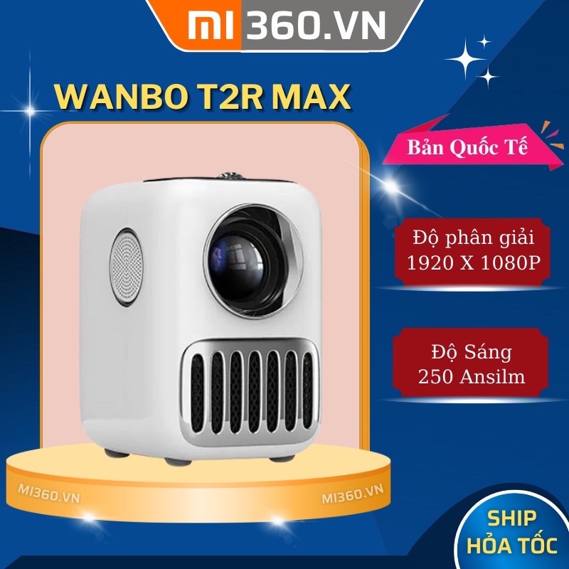 Máy Chiếu Mini WANBO T2R Max Bản Quốc Tế Bảo Hành 12 Tháng