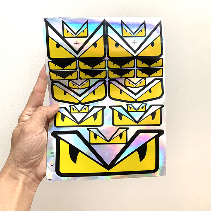 [HCM]Tem Dán Xe Máy Trang Trí [ Mẫu Fendi ]