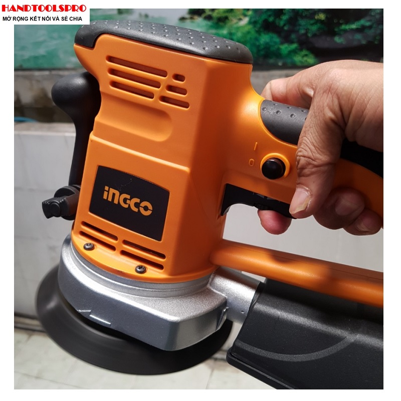 150mm Máy chà nhám tròn 450W siêu khỏe , siêu mạnh INGCO RS4501.2