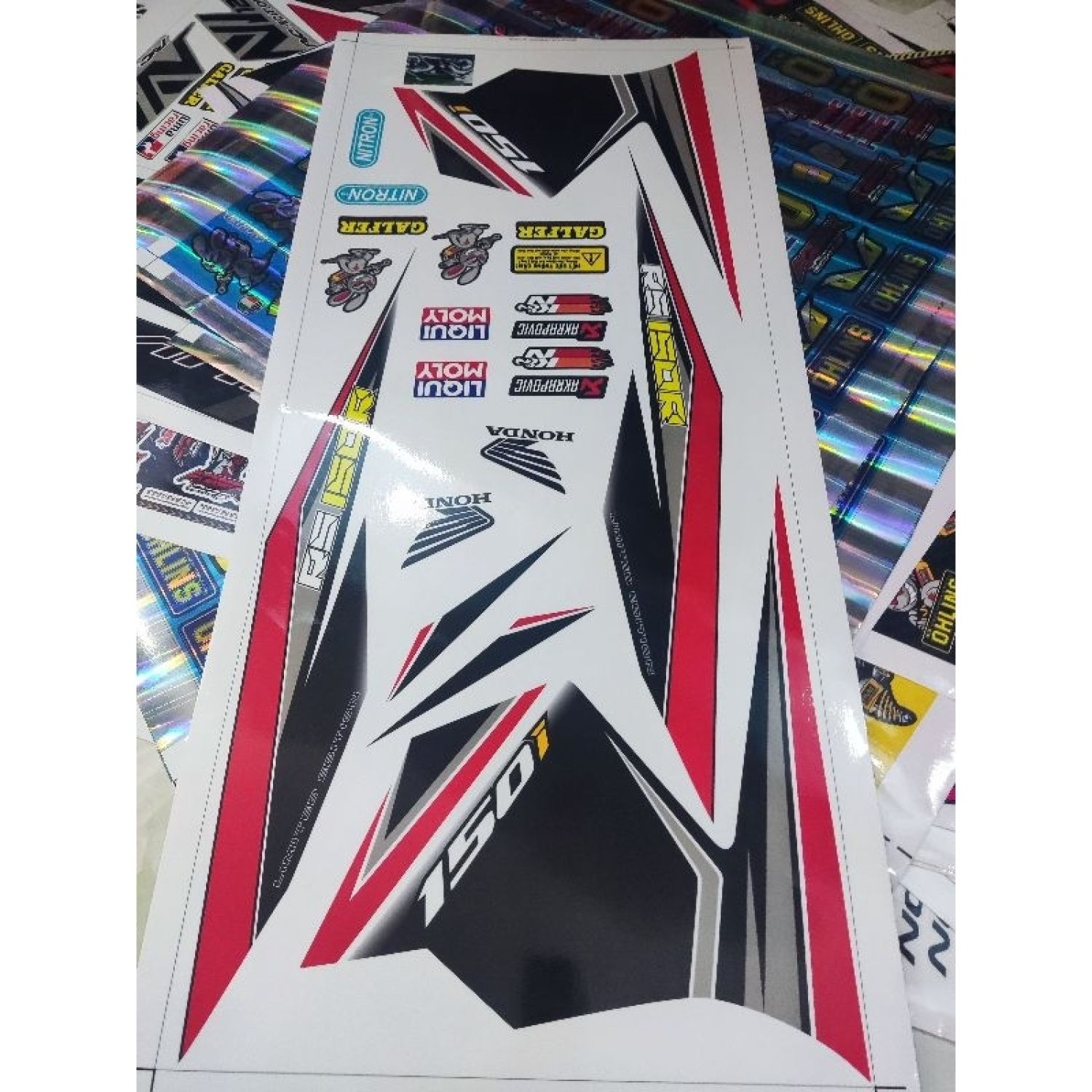 Tem Rời Winner X Rs V3 Dán Xe Trắng