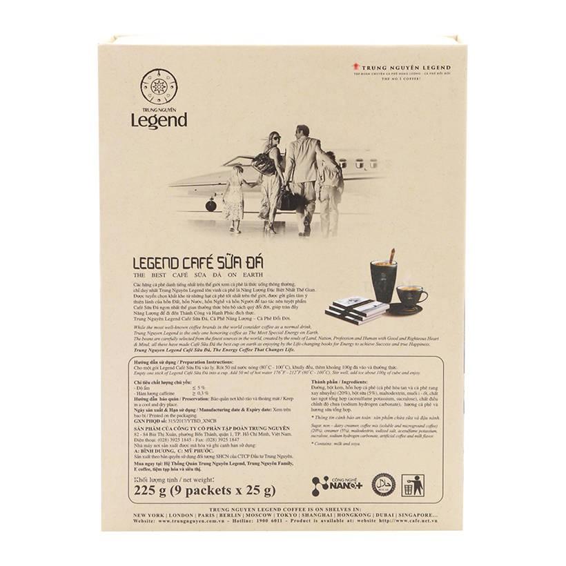 CAFE TRUNG NGUYÊN LEGEND 25G X 9Gói