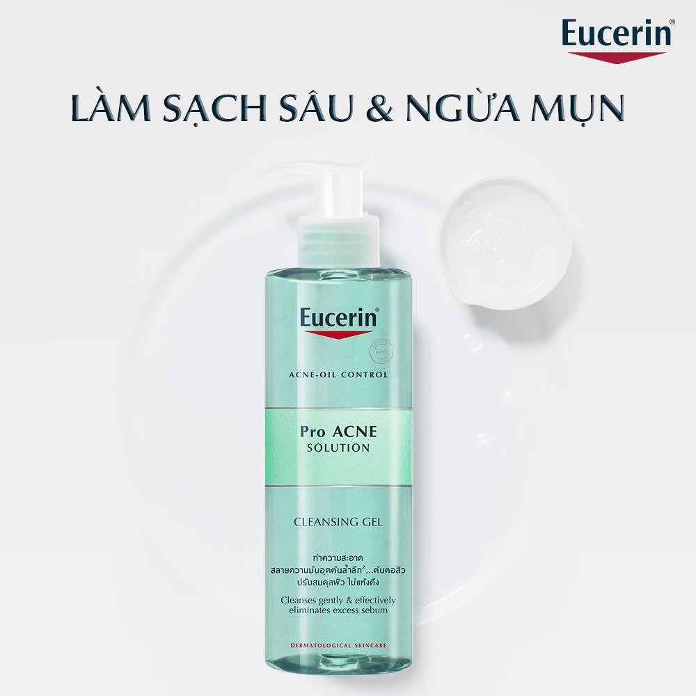 ♙℗ Sữa Rửa Mặt Eucerin Pro Acne Solution Cleansing Gel