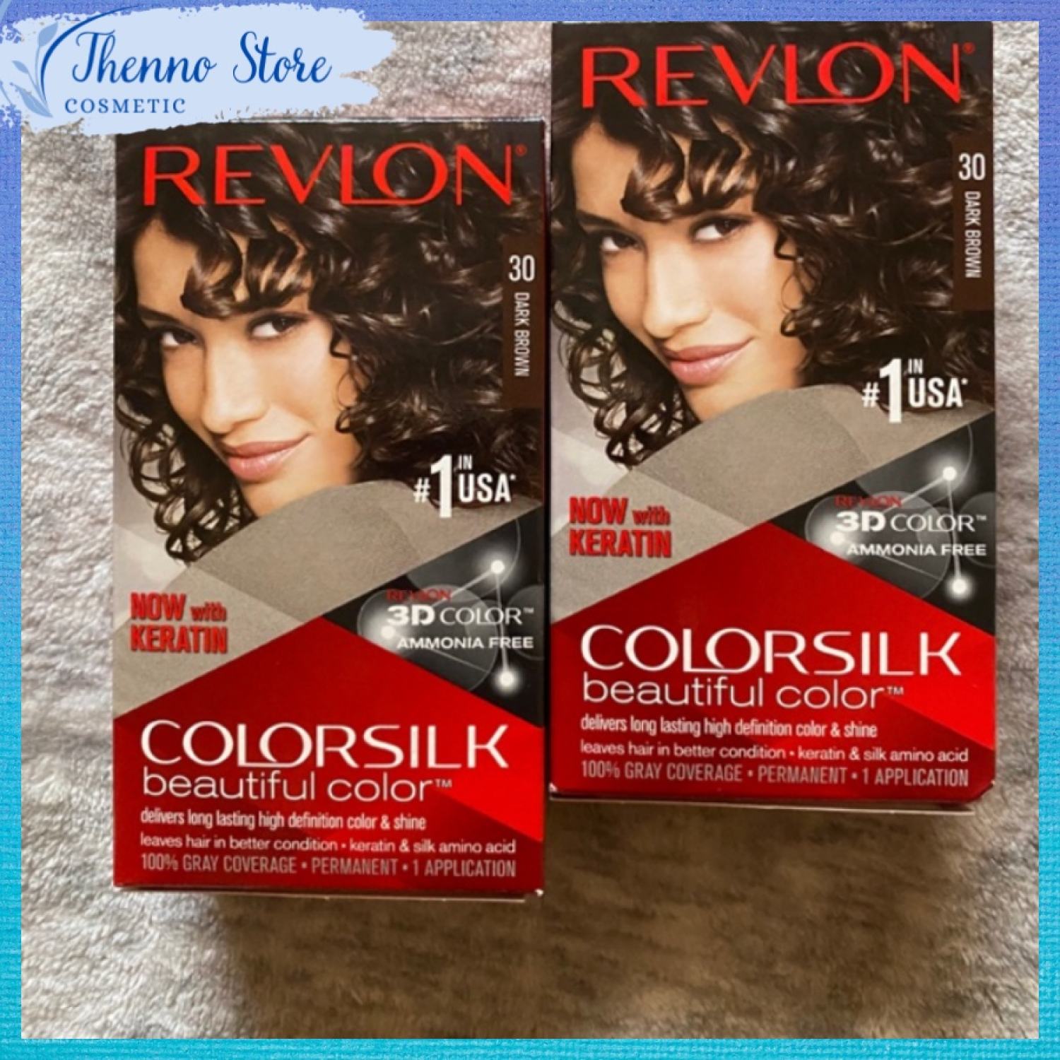 thuốᴄ Nhuộm Tóc Revlon Colorsilk số 30 (Dark Brown)