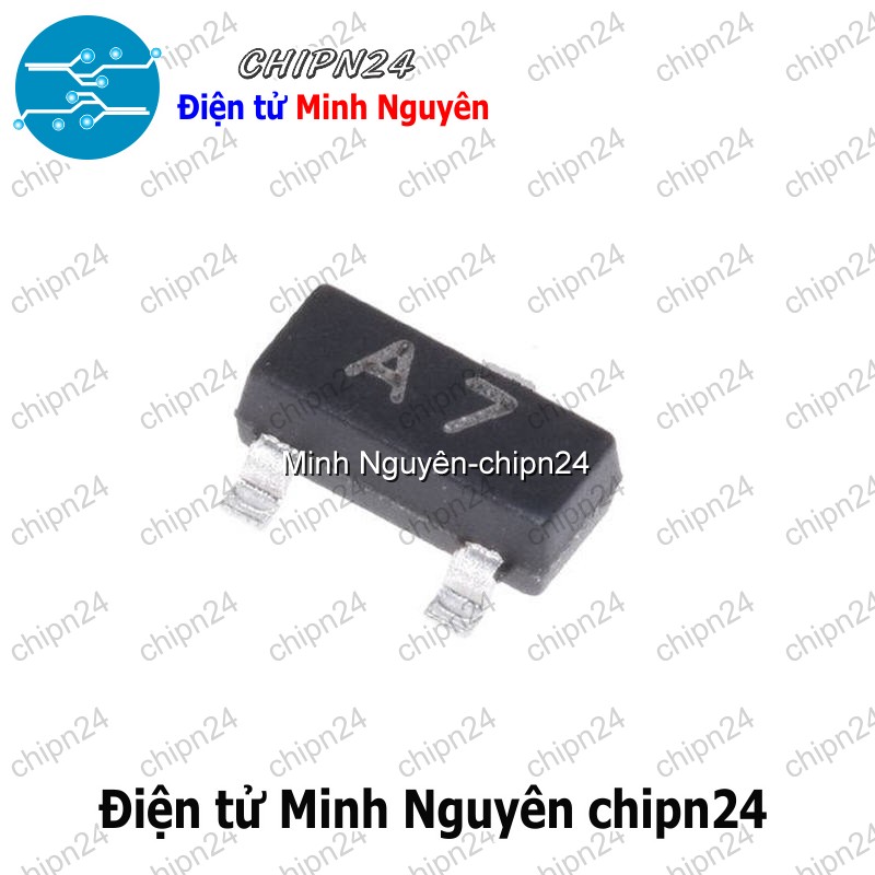 [25 con] (G9.1) Diode Dán BAV99 (A7) SOT-23 0.2A 70V (SMD) (Diode Kép) - HH007422