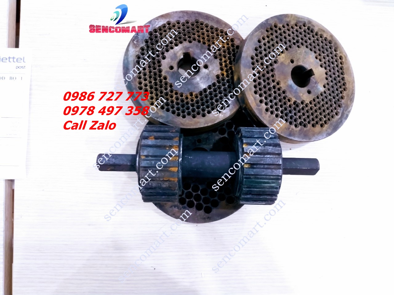 QUẢ LÔ LẮP CHO MÁY ÉP CÁM VIÊN S150 PLUS
