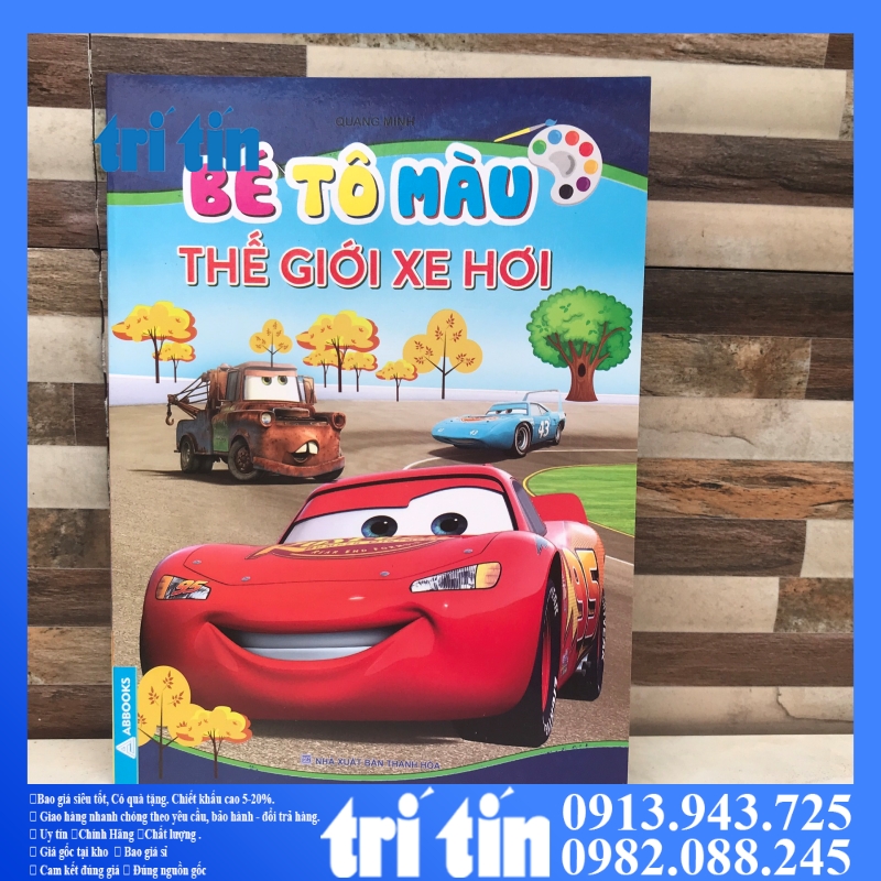 BÉ TẬP TÔ MÀU XE HƠI