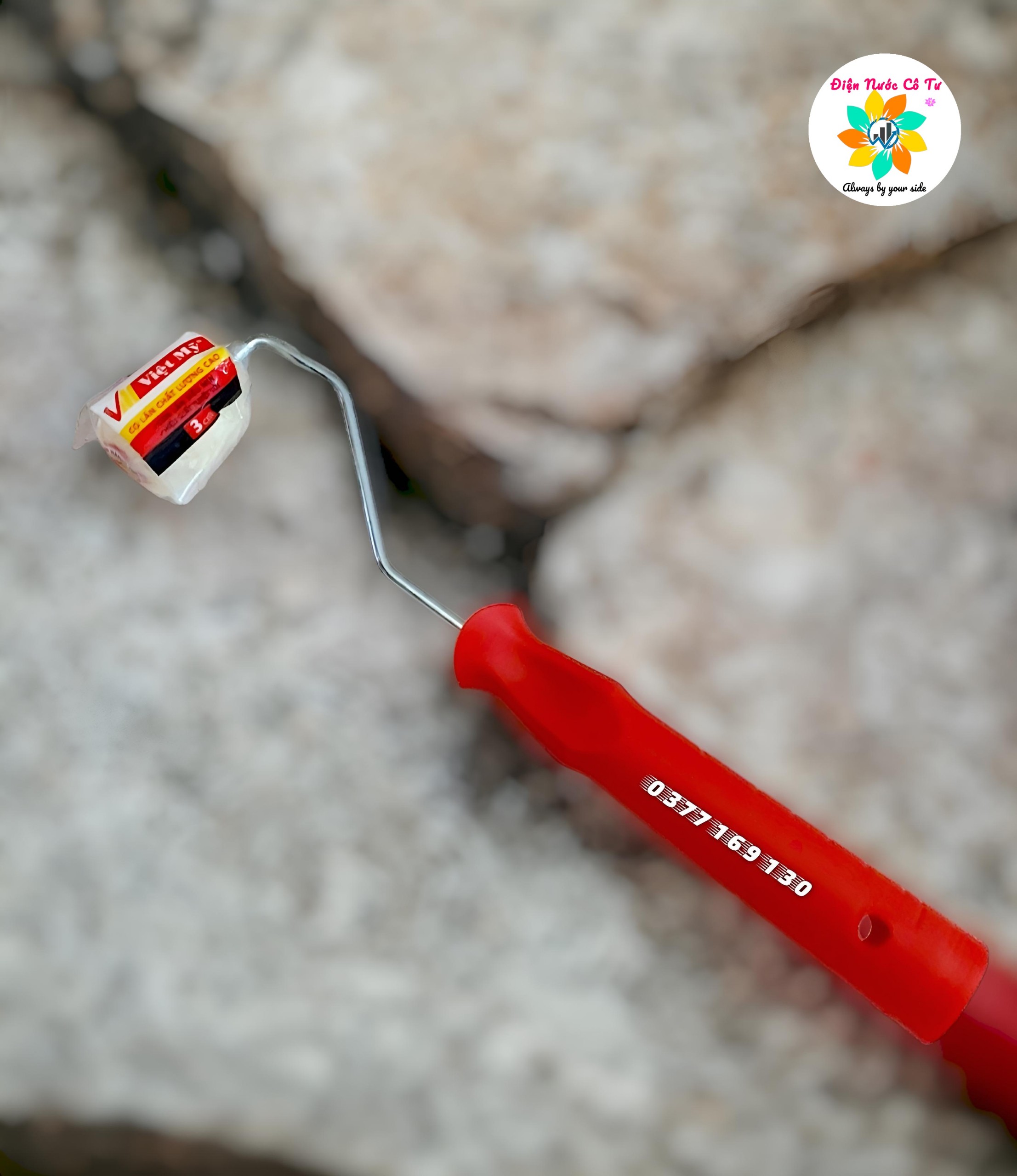 Cọ lăn sơn dầu việt mỹ 3/6/10cm