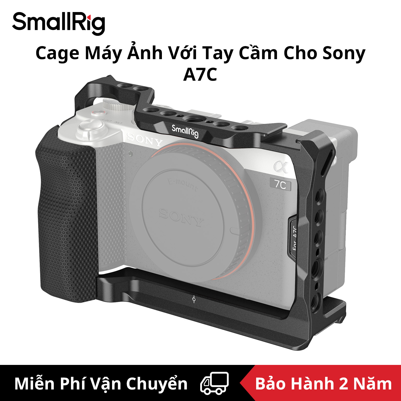 Smallrig a7c cage with side handle for sony a7c camera 3212b