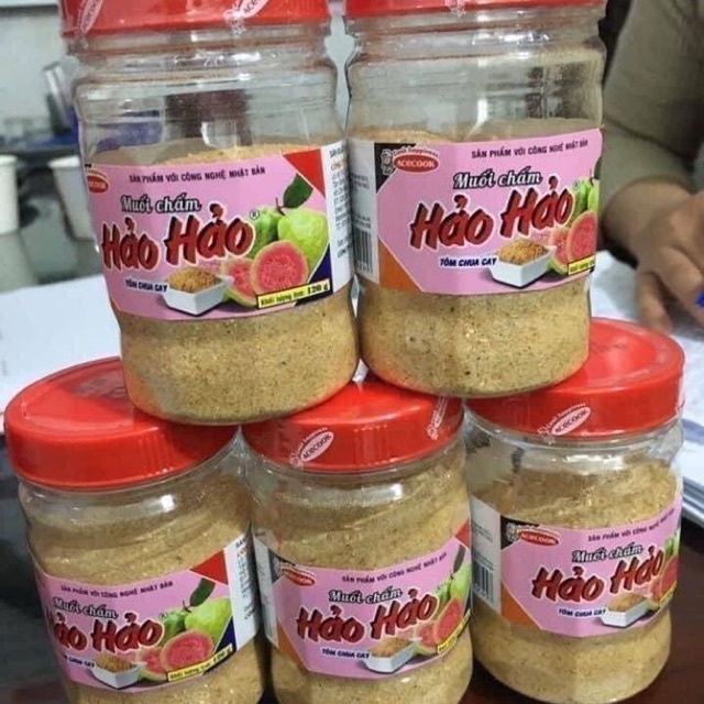 Muối chấm hảo hảo, bột canh hảo hảo đóng hộp