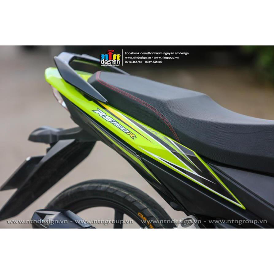 Tem rời Winner V1 mẫu RS 150 xanh lá đen