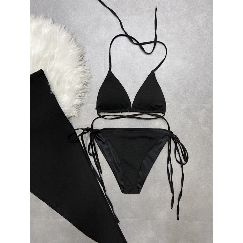 Bikini 2 mảnh 3 món kèm khăn