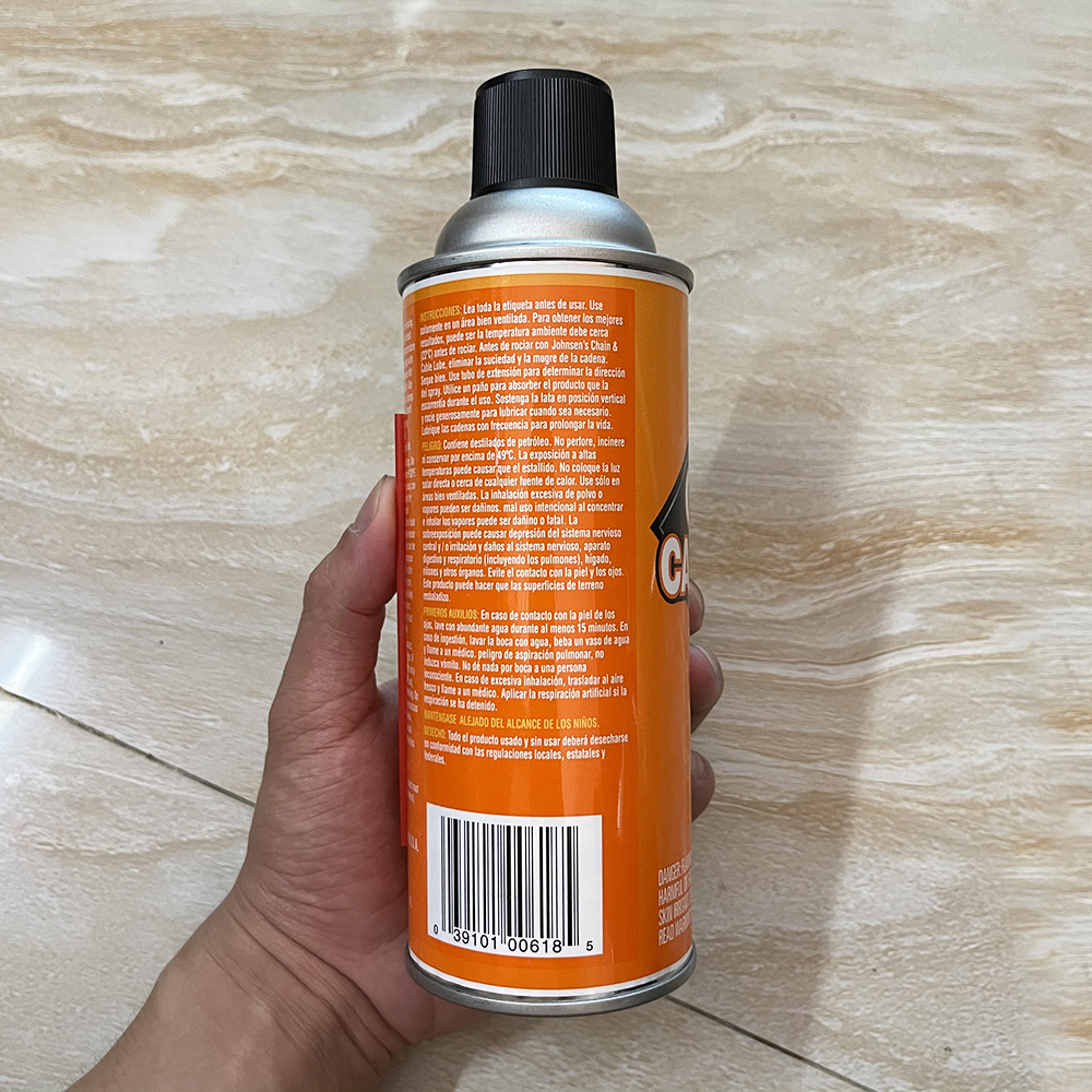 Dung Dịch Dưỡng Sên Johnsen Chain & Cable Lube 284g