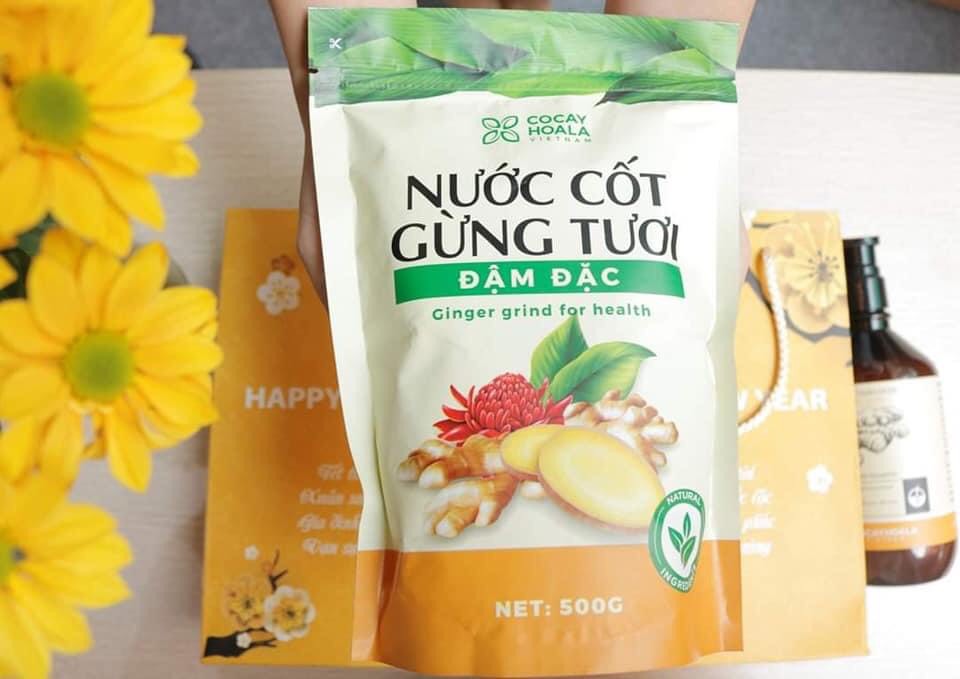 Nước cốt gừng đậm đặc thơm ngon