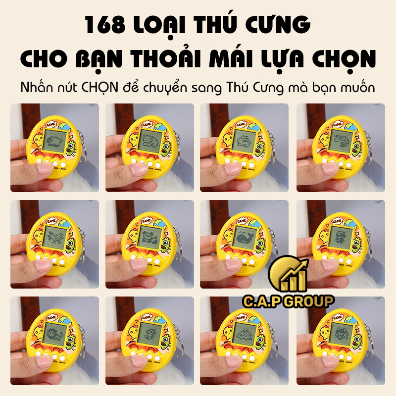 Đồ chơi Máy nuôi thú cưng ảo điện tử mini ngày xưa trò chơi Game Gà ảo