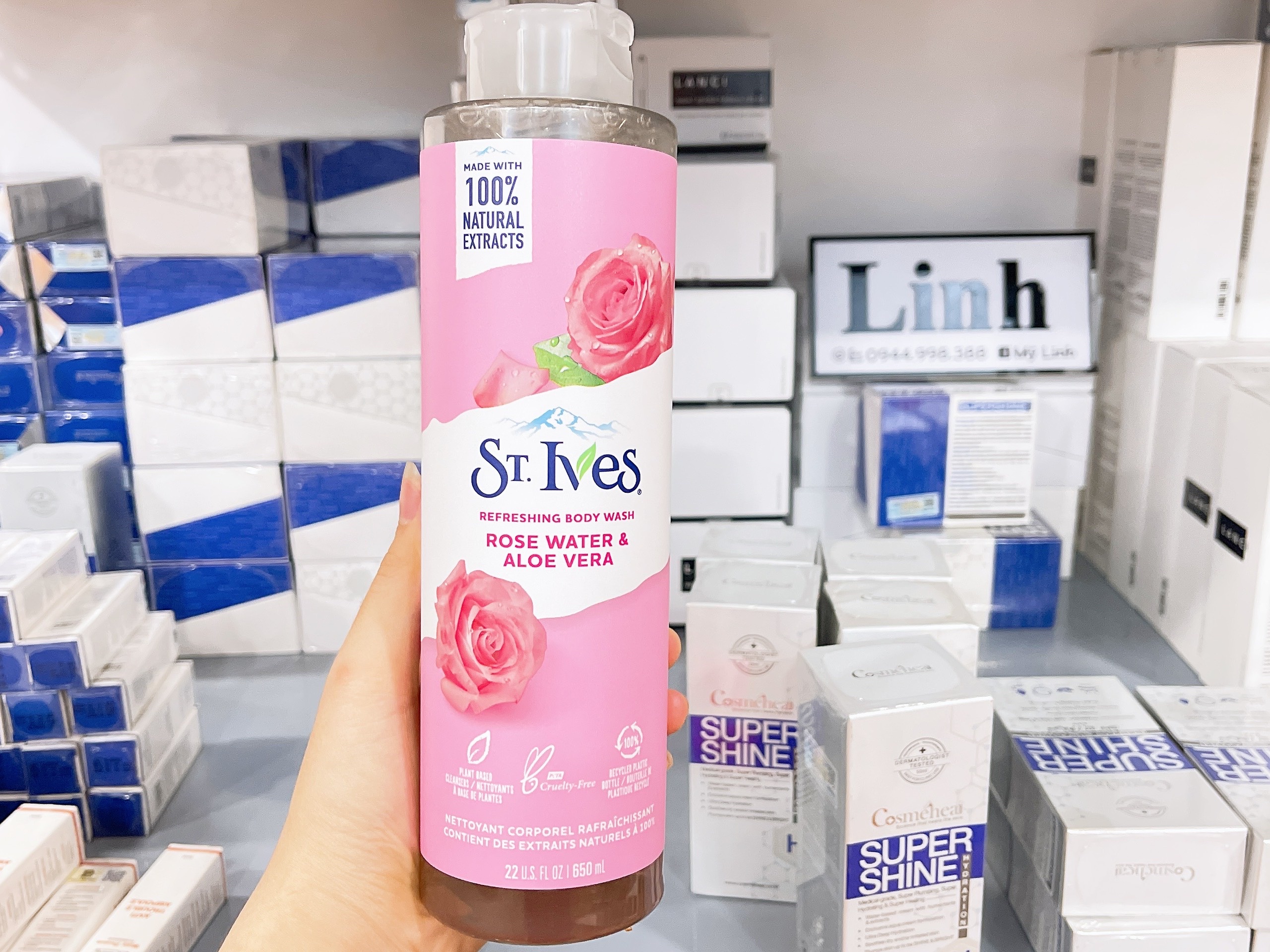 Sữa tắm st.ives dưỡng da body wash