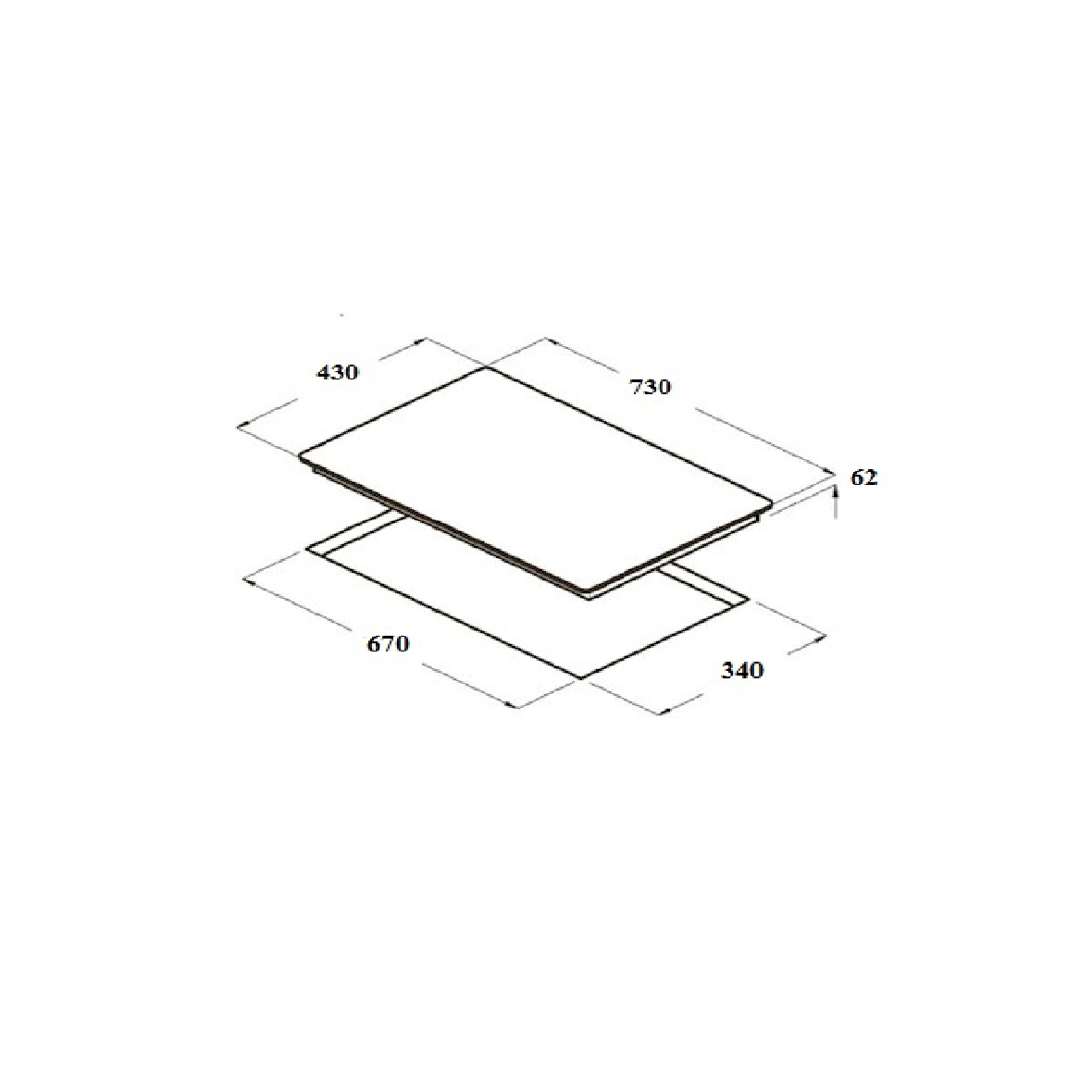 Bếp từ Cata IB 1822 BK