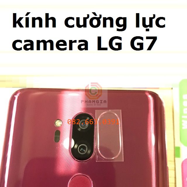 Dán cường lực camera nano LG G7 Siêu bảo vệ