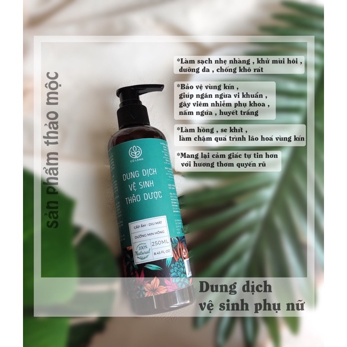 Dung dịch vệ sinh thảo Cỏ Lành 250g