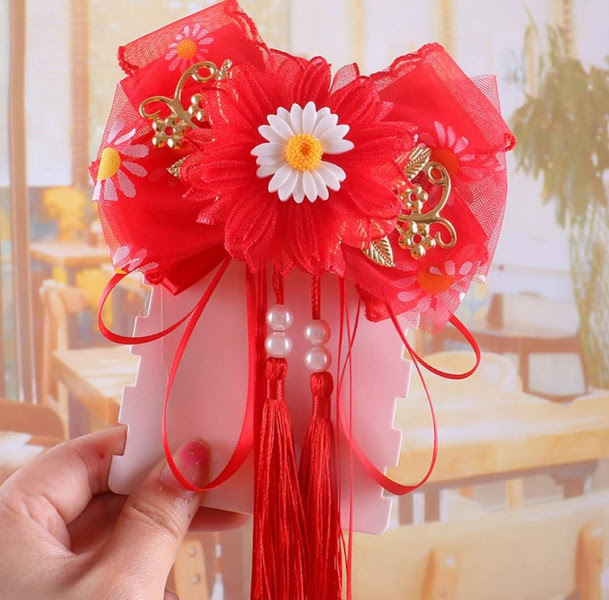 Kẹp nơ tiểu thư 3 lớp
