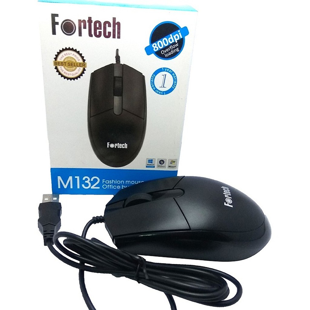 Chuột quang có dây Fortech M132 - Hàng