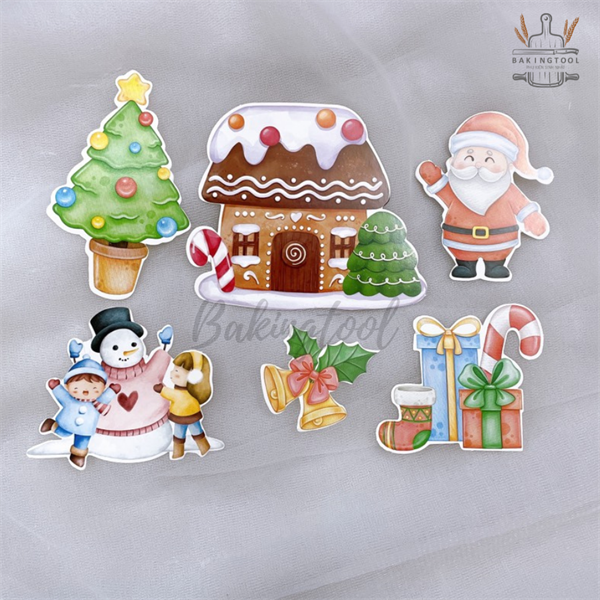 Que cắm giấy noel