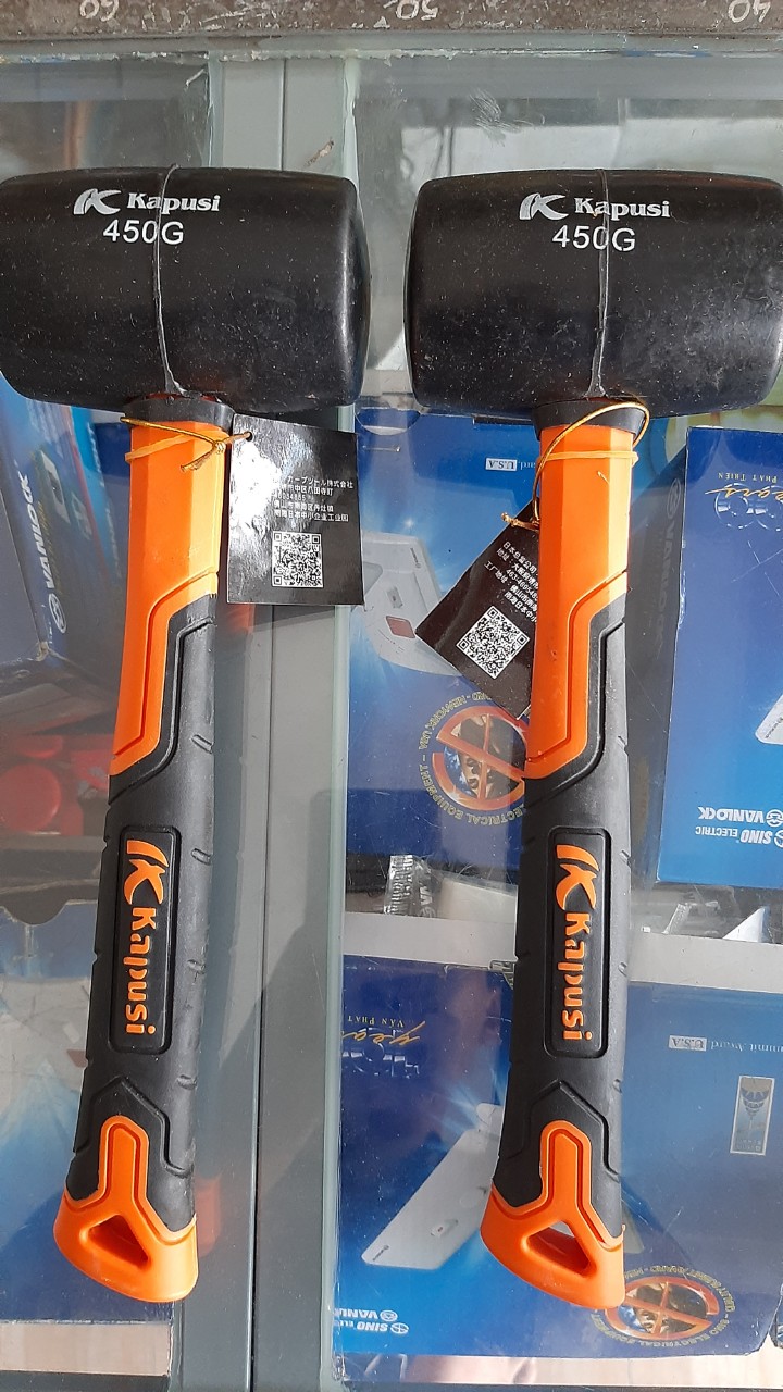 Búa cao su cán đúc 450g KAPUSI K-0376 cao cấp